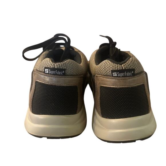 Men 11.5 WW SAS Suprhon Non-Slip Lace-Up Sneakers Shoes Pebble Gray Therapeutic - Picture 4 of 8